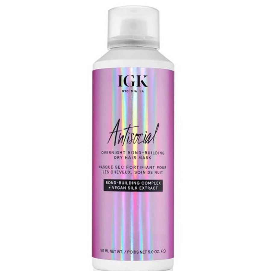 Haircare IGK | Igk Antisocial Overnight Bond Building Dry Hair Mask 187Ml