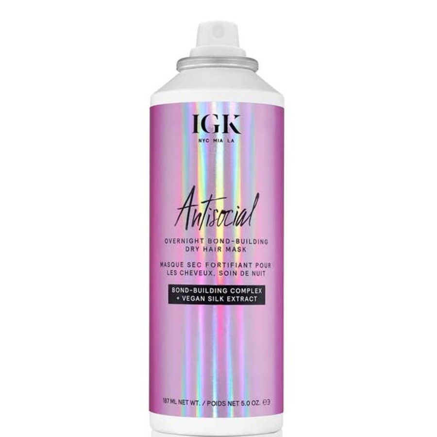 Haircare IGK | Igk Antisocial Overnight Bond Building Dry Hair Mask 187Ml