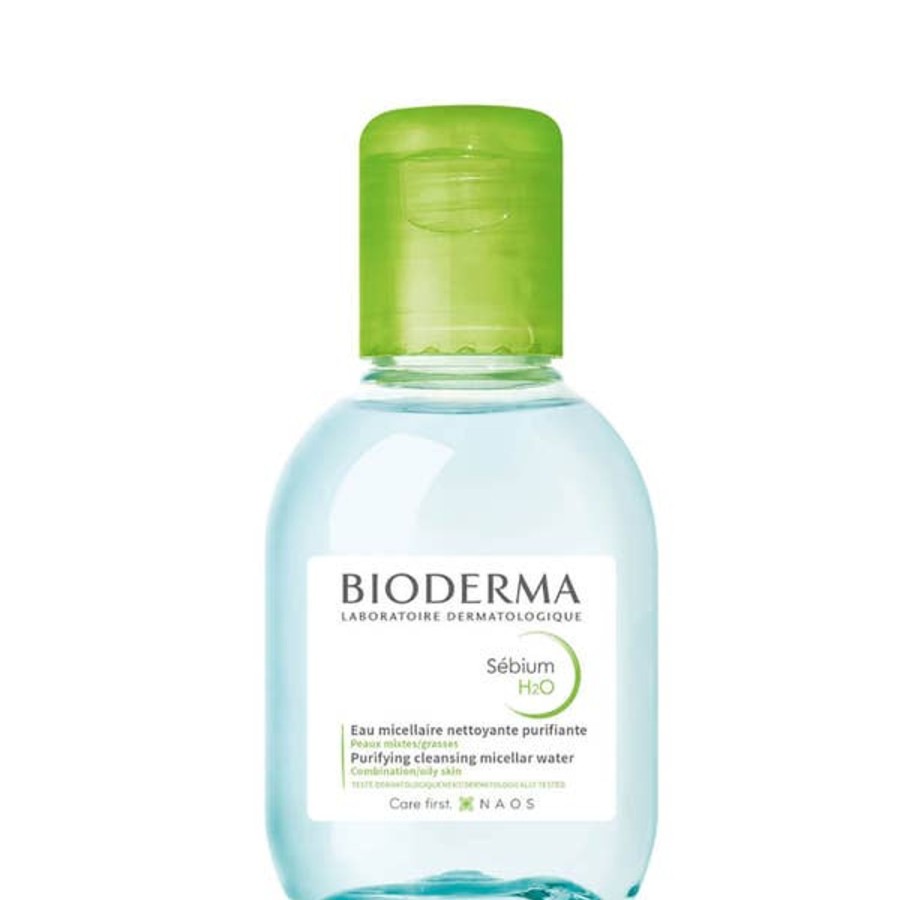 Skincare Bioderma | Bioderma Sebium H2O Purifying Micellar Water Cleanser For Oily Skin 100Ml