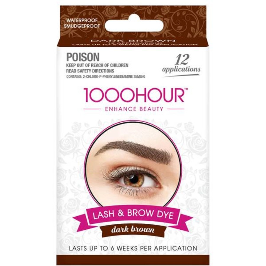 Makeup 1000 Hour Eye Home | 1000 Hour Eyelash & Brow Dye Kit - Dark Brown