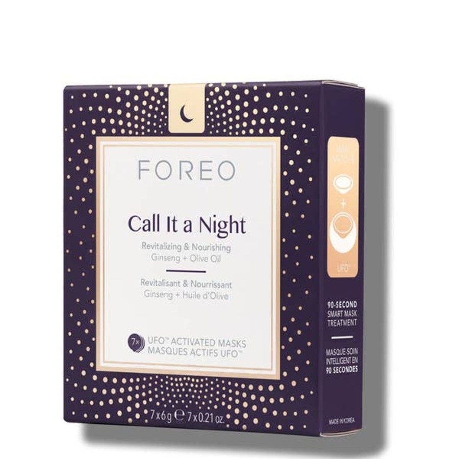 Skincare FOREO | Foreo Call It A Night Ufo/Ufo Mini Nourishing And Revitalising Face Mask (7 Pack)