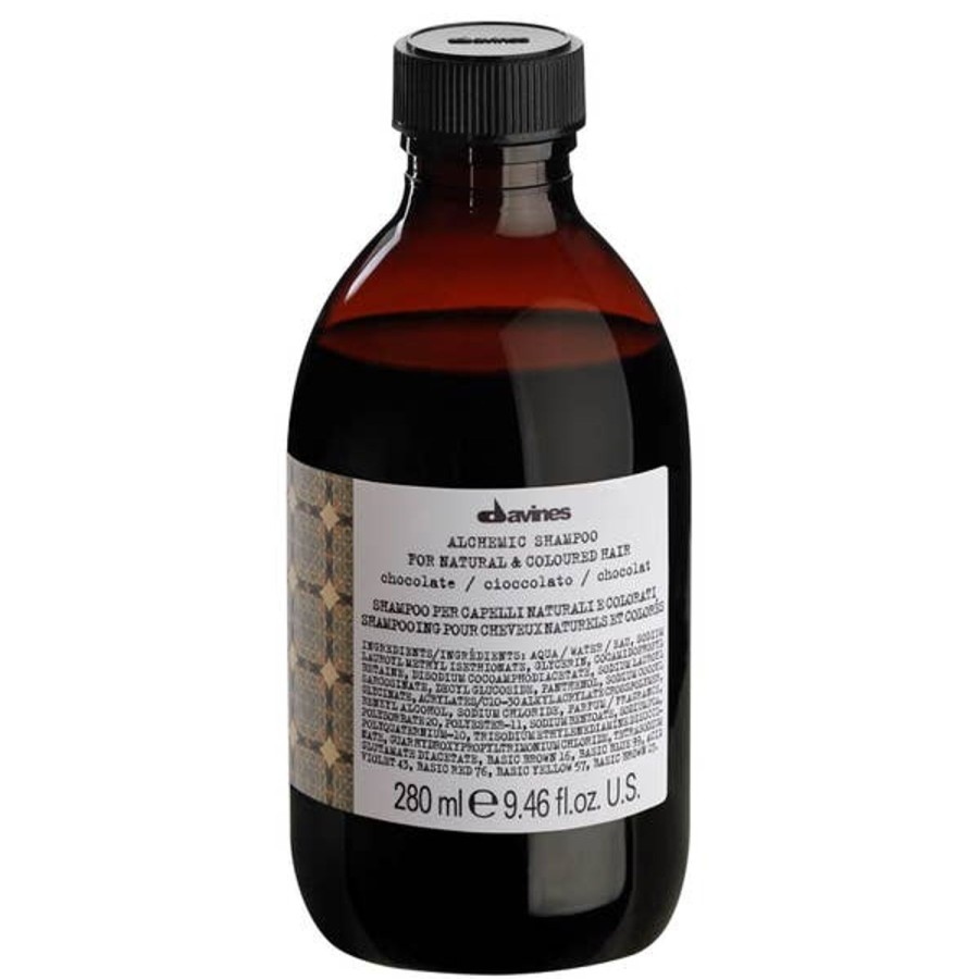 Haircare Davines | Davines Alchemic Shampoo - Chocolate 280Ml