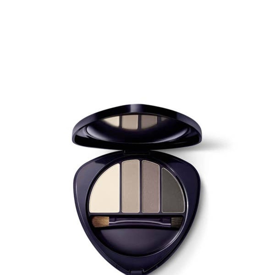 Makeup Dr. Hauschka Eye Shadows | Dr. Hauschka Eye And Brow Palette - 01 Stone