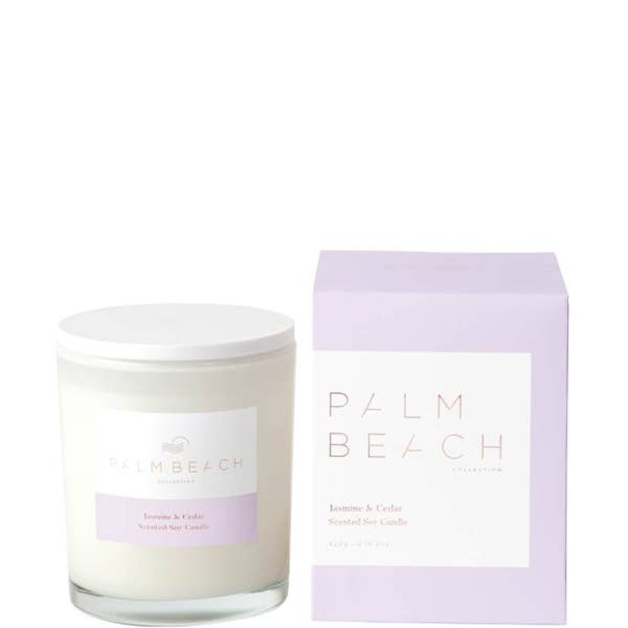 Fragrance Palm Beach Scented Candles | Palm Beach Collection Jasmine & Cedar 420G Standard Candle