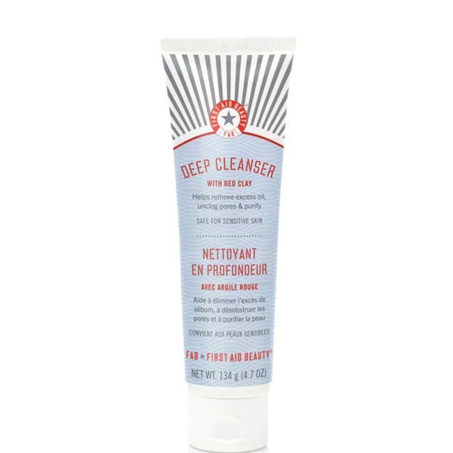 Skincare First Aid Beauty | First Aid Beauty Pure Skin Deep Cleanser With Red Clay 134G