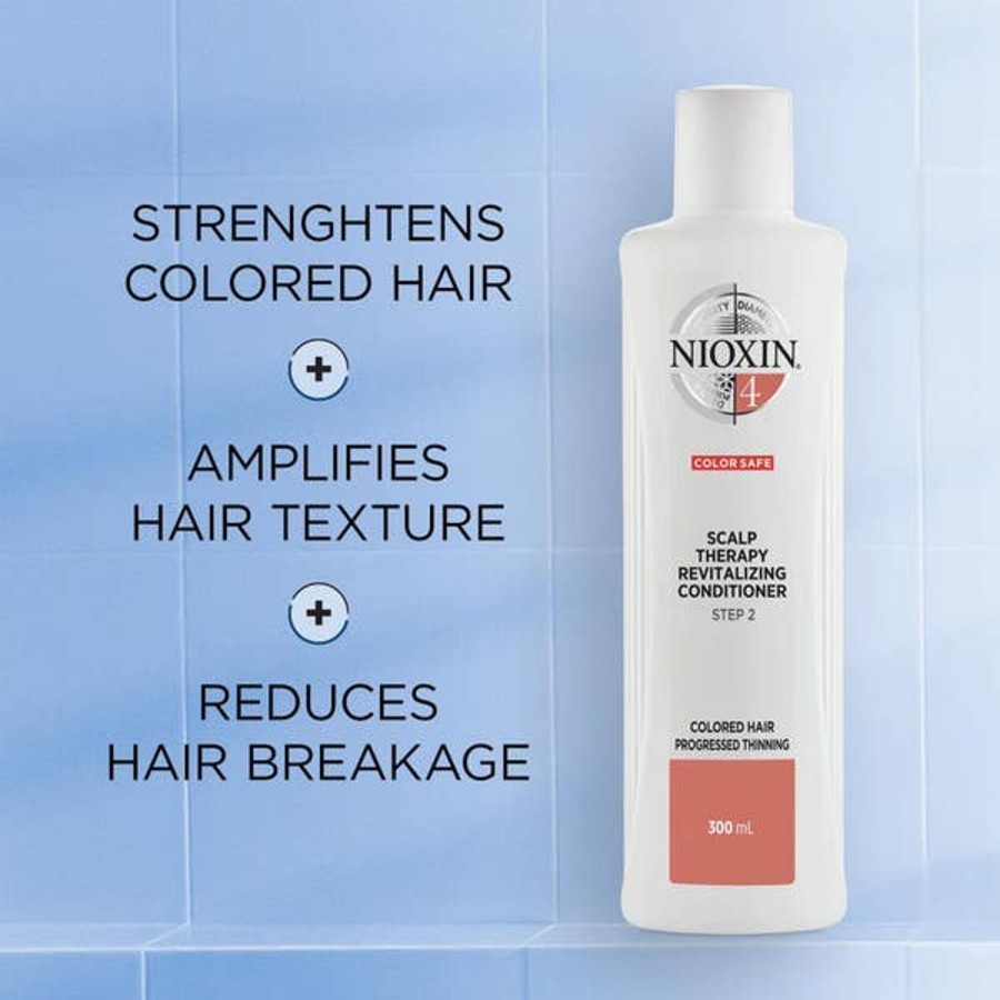 Men NIOXIN Conditioners | Nioxin 3-Part System 4 Scalp Therapy Revitalising Conditioner For Coloured Hair With Progressed Thinning 1000Ml