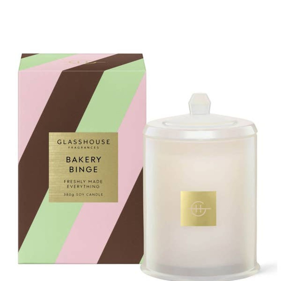 Fragrance Glasshouse Fragrances For Her | Glasshouse Fragrances Bakery Binge Candle 380G