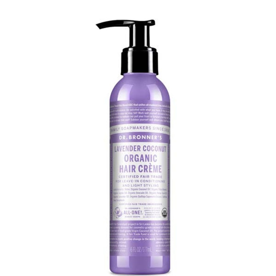 Men Dr. Bronner's Styling | Dr. Bronner'S Organic Lavender Coconut Organic Hair Creme 177Ml