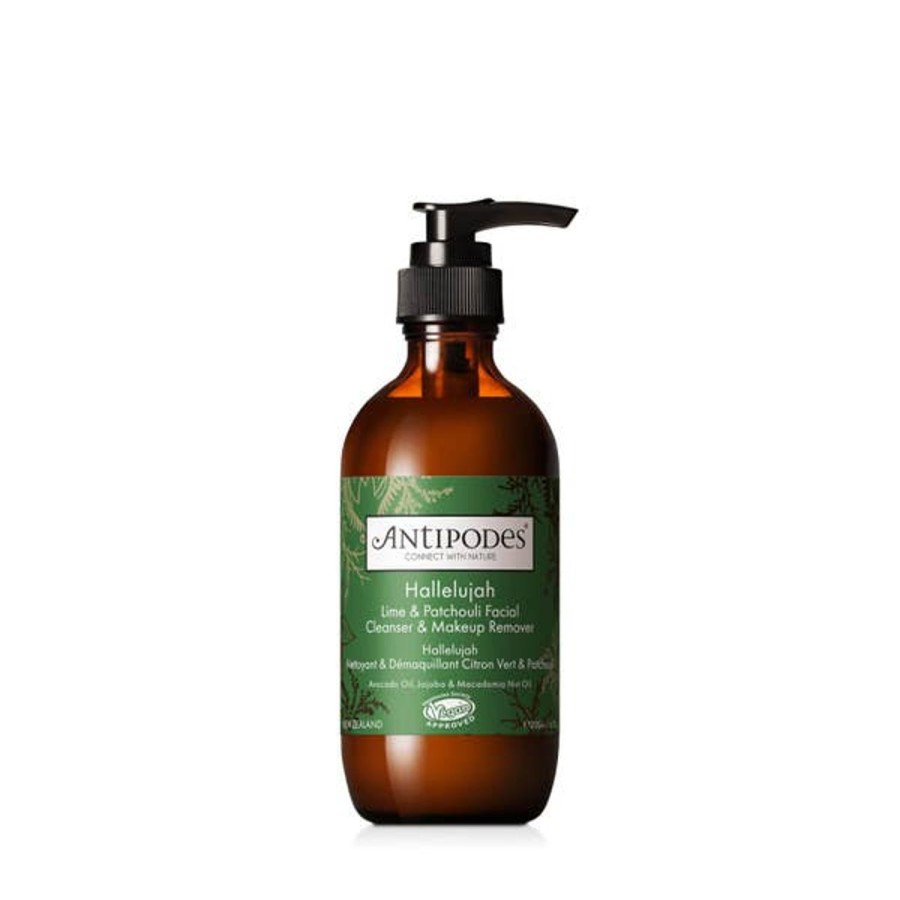 Skincare Antipodes | Antipodes Hallelujah Lime And Patchouli Cleanser And Makeup Remover 200Ml