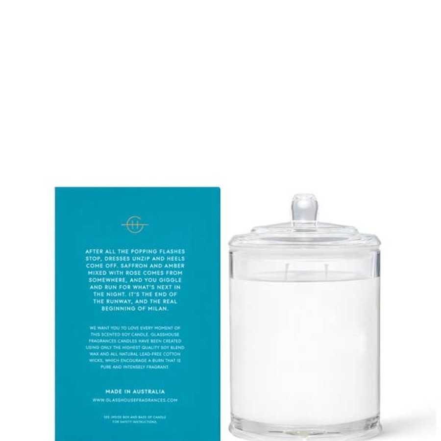 Fragrance Glasshouse Fragrances Scented Candles | Glasshouse Fragrances Midnight In Milan Candle 380G