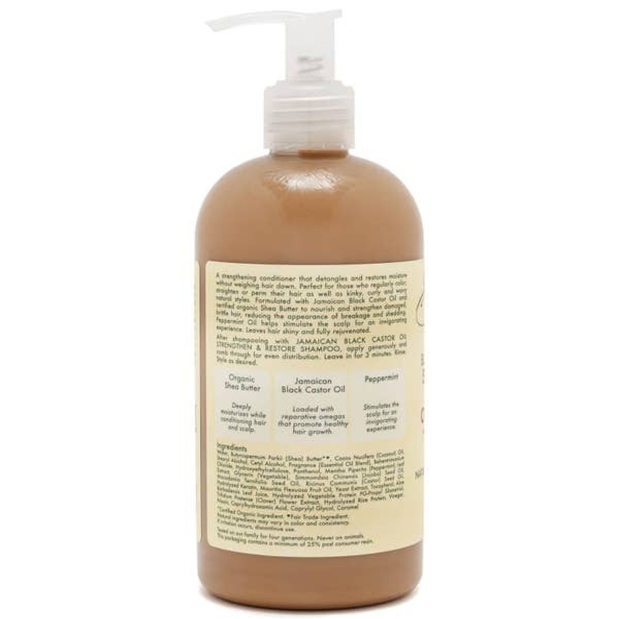 Haircare SheaMoisture | Sheamoisture Jamaican Black Castor Oil Strengthen And Restore Conditioner 384Ml