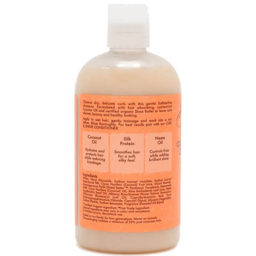 Haircare SheaMoisture | Sheamoisture Coconut & Hibiscus Curl And Shine Shampoo 384Ml