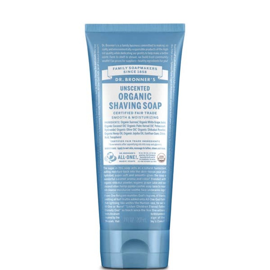 Men Dr. Bronner's Gels | Dr. Bronner Organic Unscented Shaving Gel (207Ml)