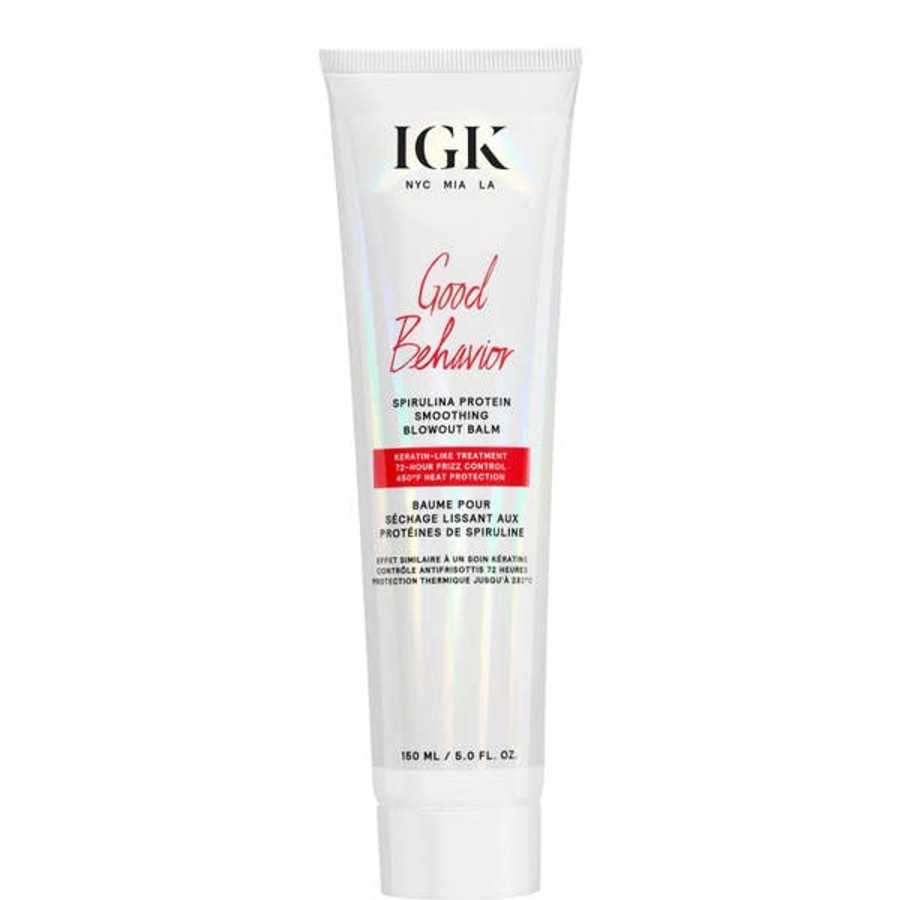 Haircare IGK | Igk Good Behavior Spirulina Protein Smoothing Blowout Balm 150Ml