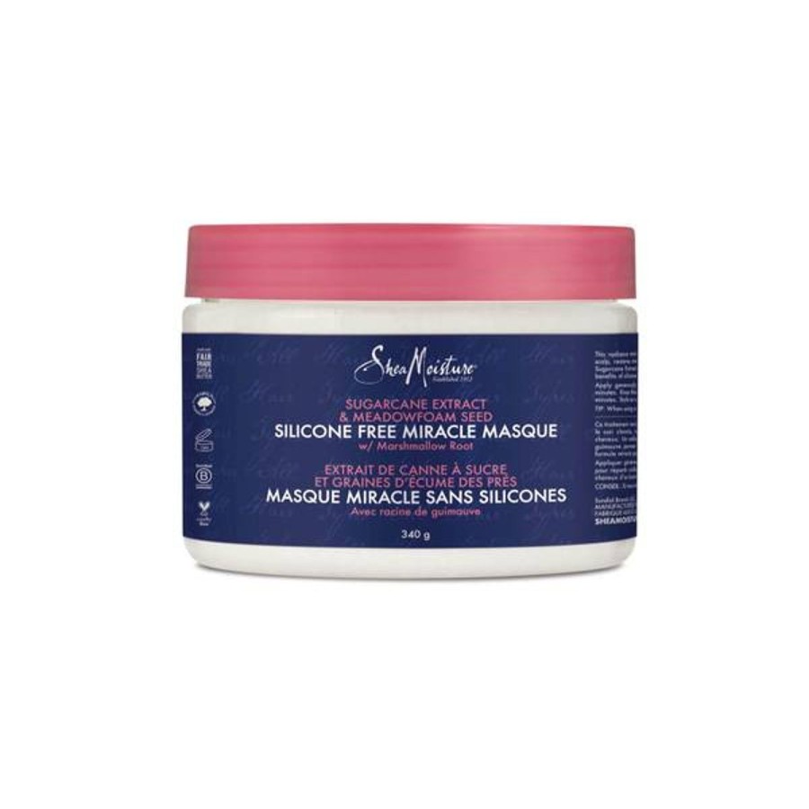 Haircare SheaMoisture | Sheamoisture Sugercane Extract And Meadowfoam Seed Silicone Free Miracle Masque 340G