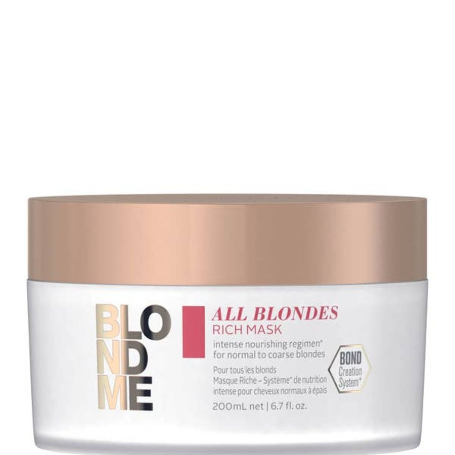 Haircare BLONDME | Schwarzkopf Professional Blondme All Blondes Rich Mask 6.76 Oz