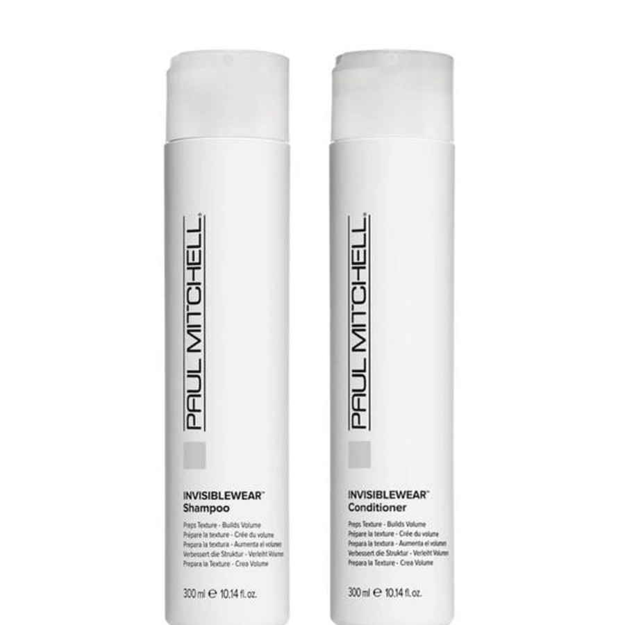 Haircare Paul Mitchell | Paul Mitchell Invisiblewear Shampoo And Conditioner Duo 2 X 300Ml (Worth $50.90)