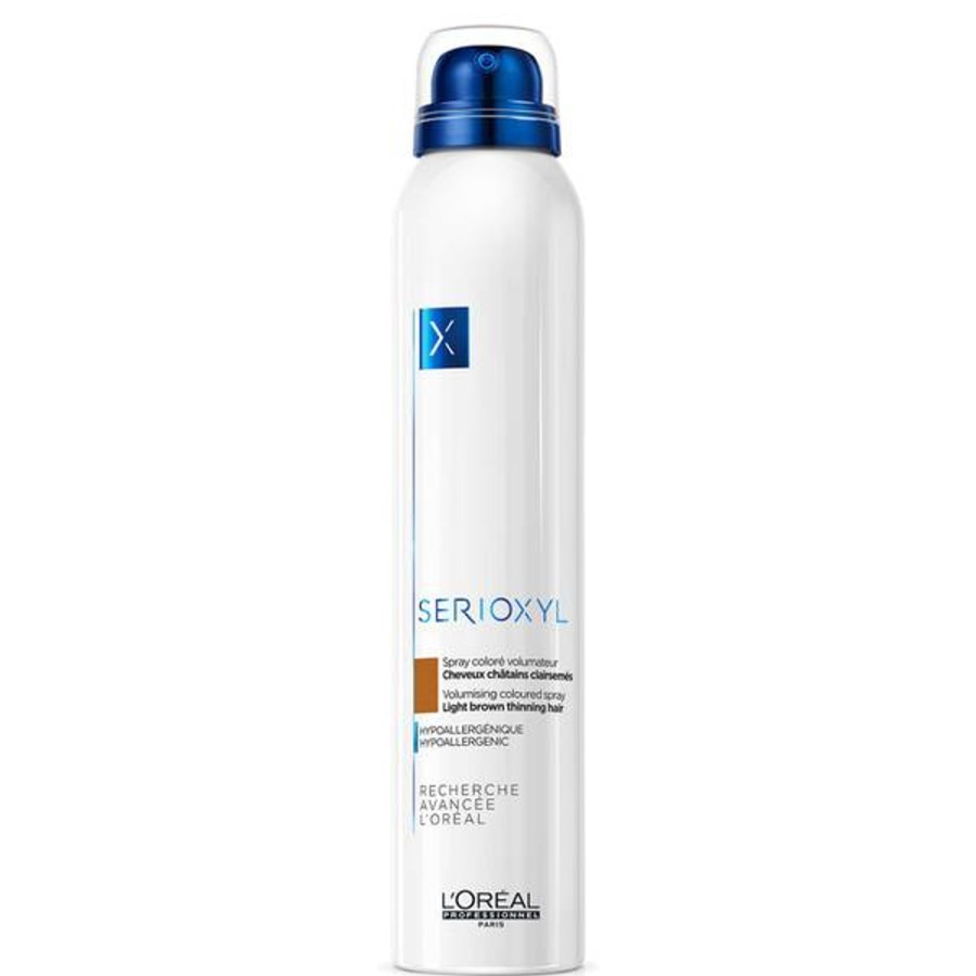 Men L'Oréal Professionnel Styling | L'Oreal Professionnel Serioxyl Volumising Hair Fibre Spray - Light Brown 250Ml