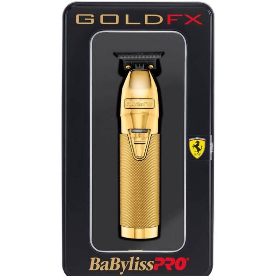 Men BaByliss PRO Clippers & Trimmers | Babyliss Pro Goldfx Skeleton Lithium Outliner Trimmer