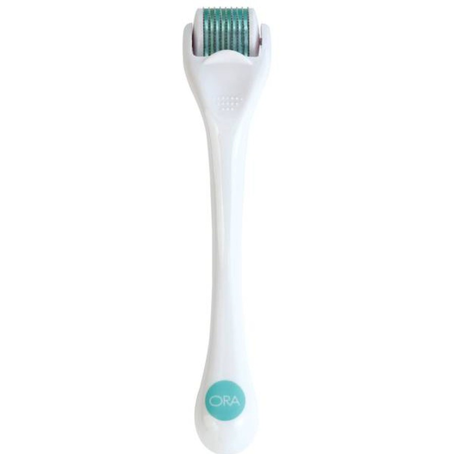 Skincare Beauty ORA | Beauty Ora Facial Microneedle Roller System - Aqua Head With White Handle