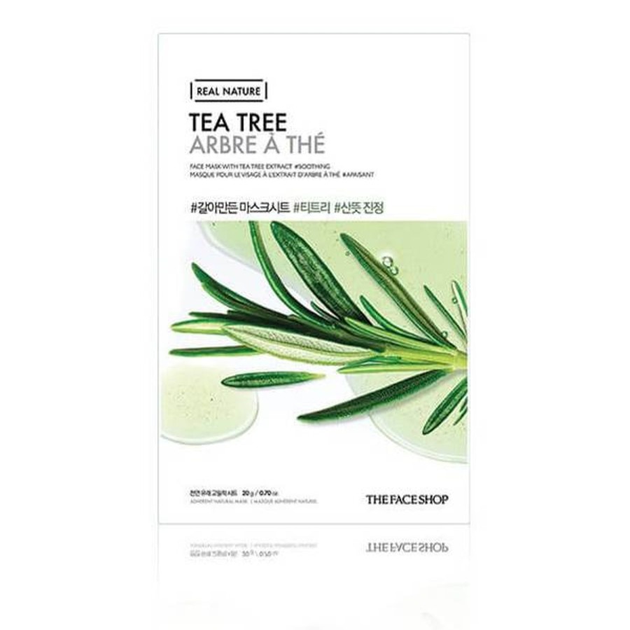 Skincare THE FACE SHOP | The Face Shop Real Nature Sheet Mask Tea Tree