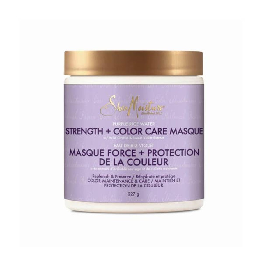 Haircare SheaMoisture | Sheamoisture Purple Rice Water Strength And Colour Care Masque 227G