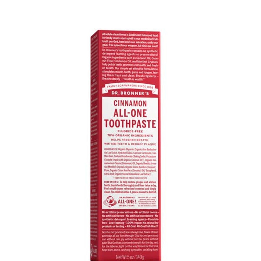 Personal Care Dr. Bronner's | Dr. Bronner'S All-One Toothpaste - Cinnamon 140G