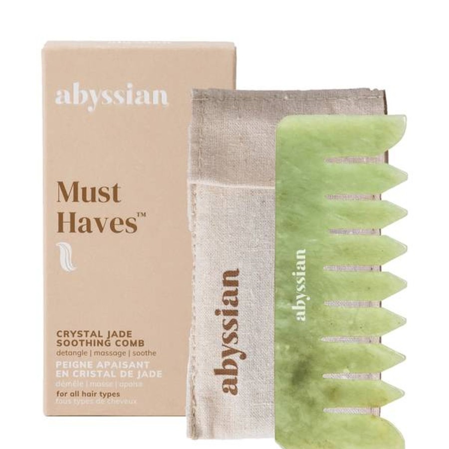 Haircare Abyssian | Abyssian Crystal Jade Soothing Comb