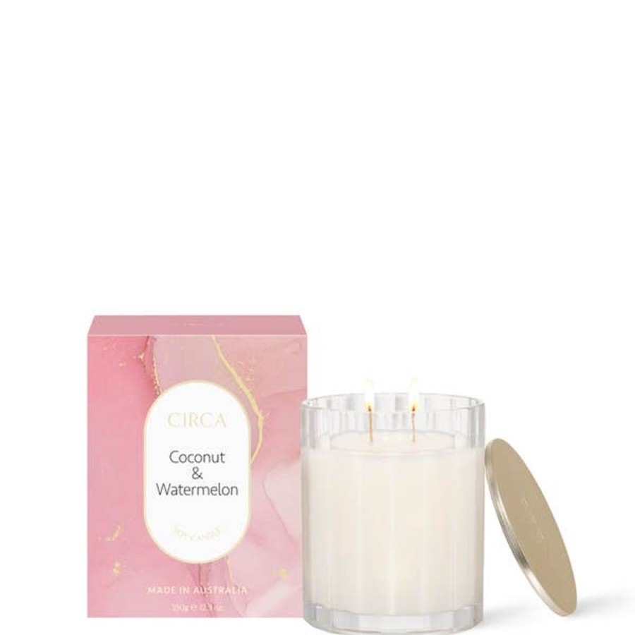 Fragrance CIRCA Scented Candles | Circa Coconut & Watermelon Scented Soy Candle 350G