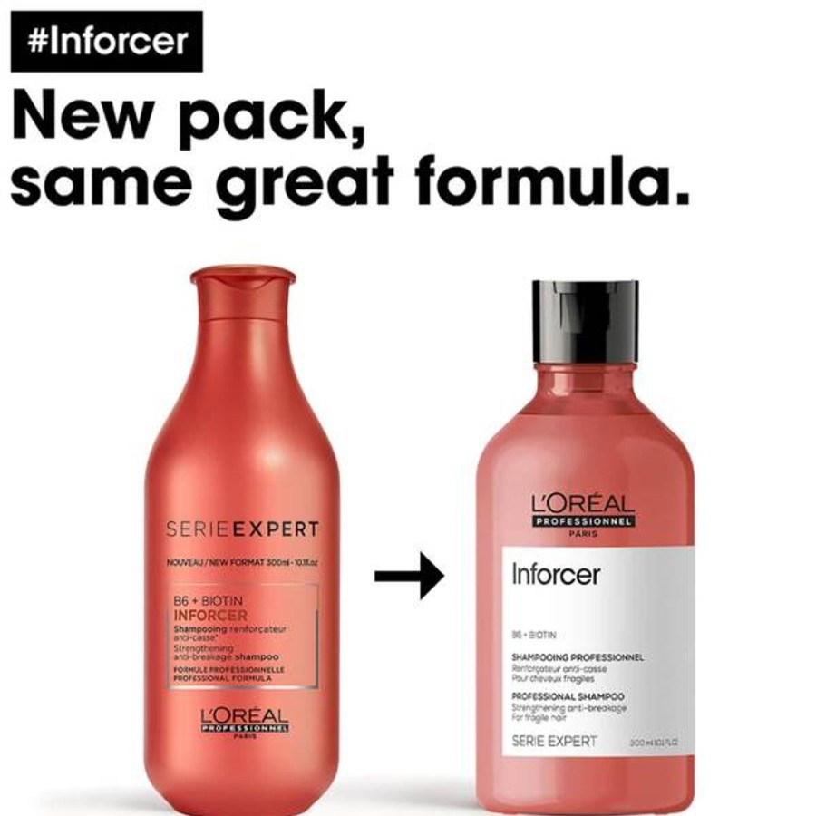 Men L'Oréal Professionnel Shampoo | L'Oreal Professionnel Serie Expert Inforcer Shampoo 300Ml