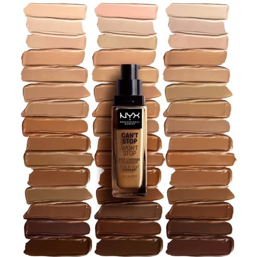 Makeup NYX Professional Makeup Foundations | Nyx Professional Makeup Can'T Stop Won'T Stop 24 Hour Foundation