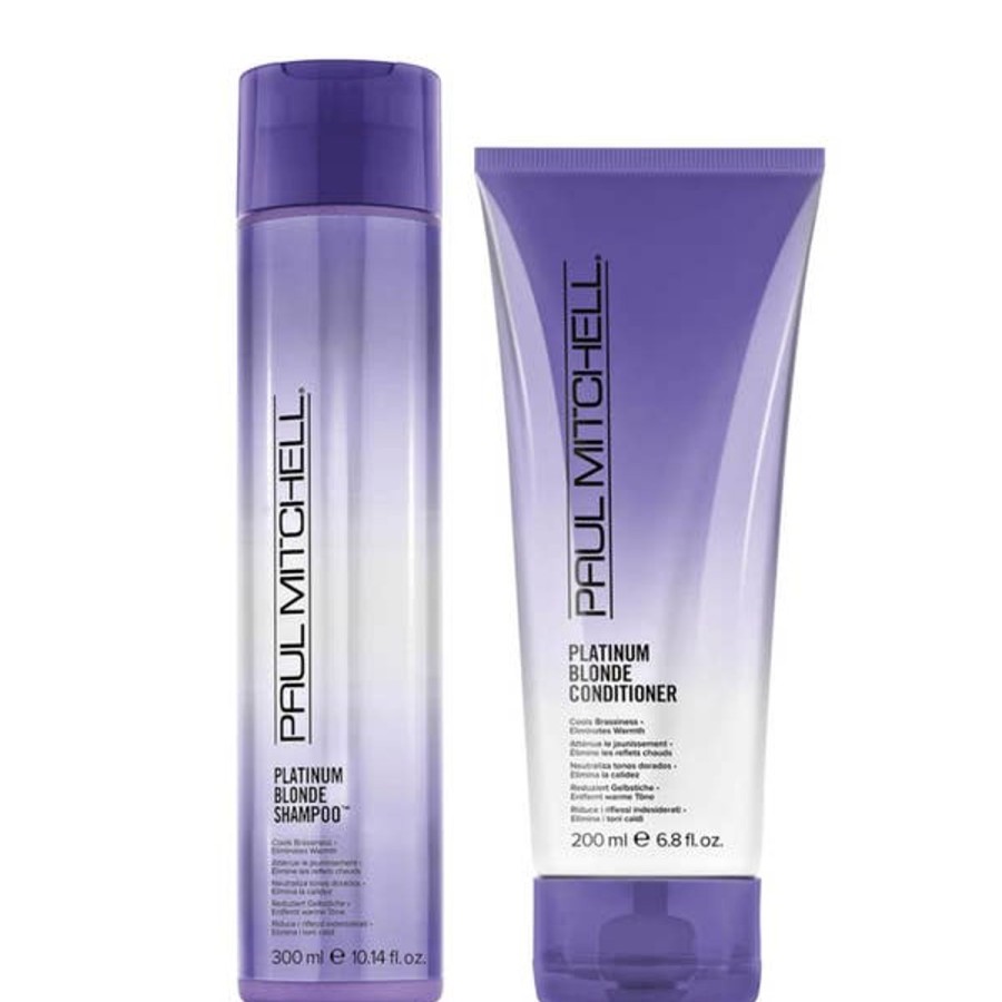 Haircare Paul Mitchell | Paul Mitchell Platinum Blonde Shampoo And Conditioner 2 X 300Ml (Worth $54.90)