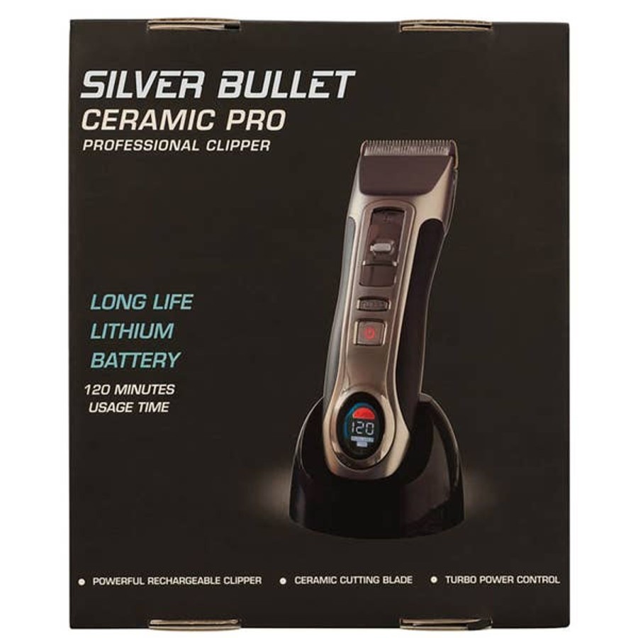 Men Silver Bullet Clippers & Trimmers | Silver Bullet Ceramic Pro 120 Hair Clippers