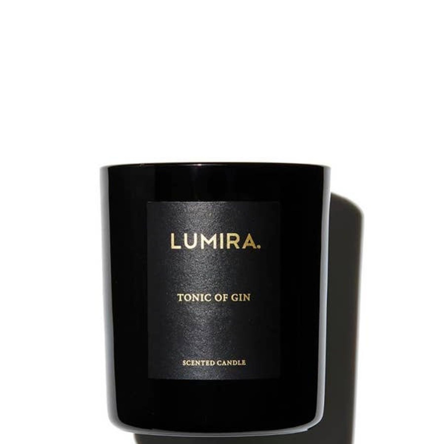 Fragrance LUMIRA Scented Candles | Lumira Tonic Of Gin Black Candle 300G