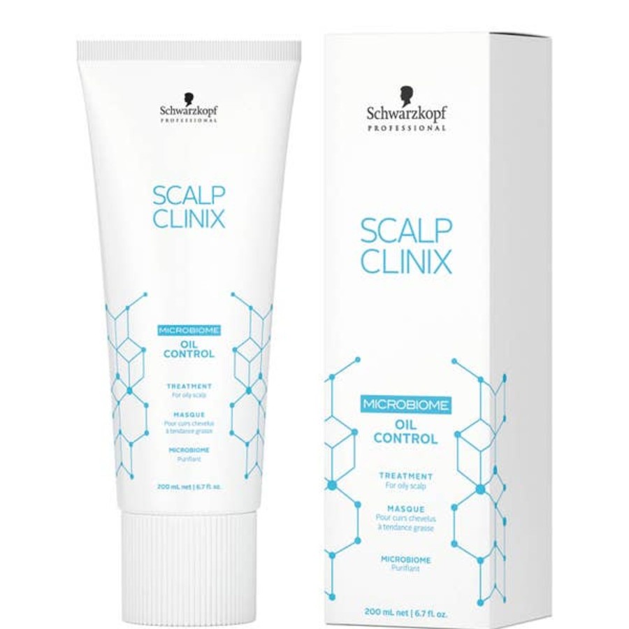 Haircare Schwarzkopf | Schwarzkopf Professional Scalp Clinix Oil Control Treatment 200Ml