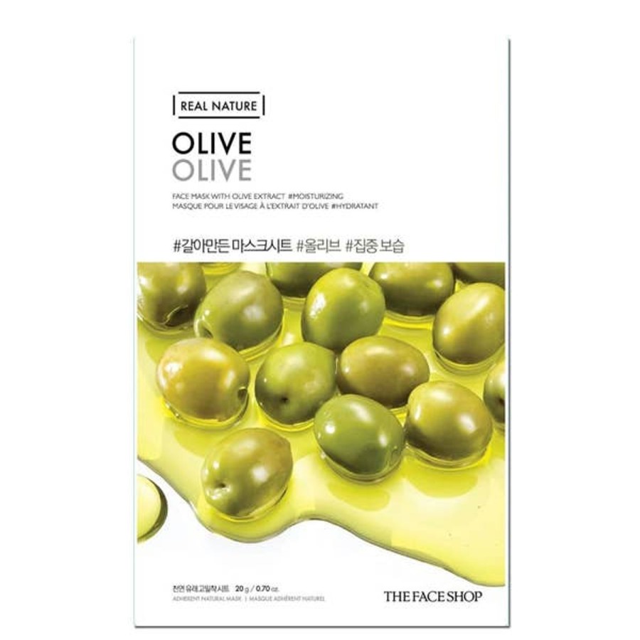 Skincare THE FACE SHOP | The Face Shop Real Nature Sheet Mask Olive