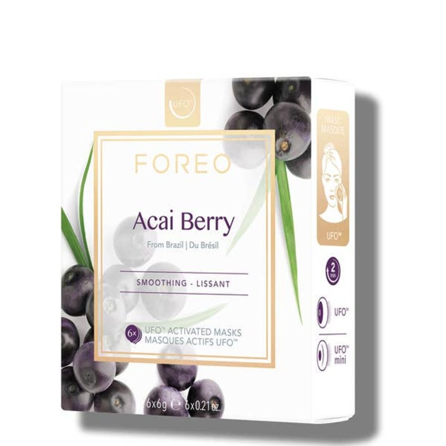 Skincare FOREO | Foreo Acai Berry Ufo/Ufo Mini Firming Face Mask For Ageing Skin (6 Pack)