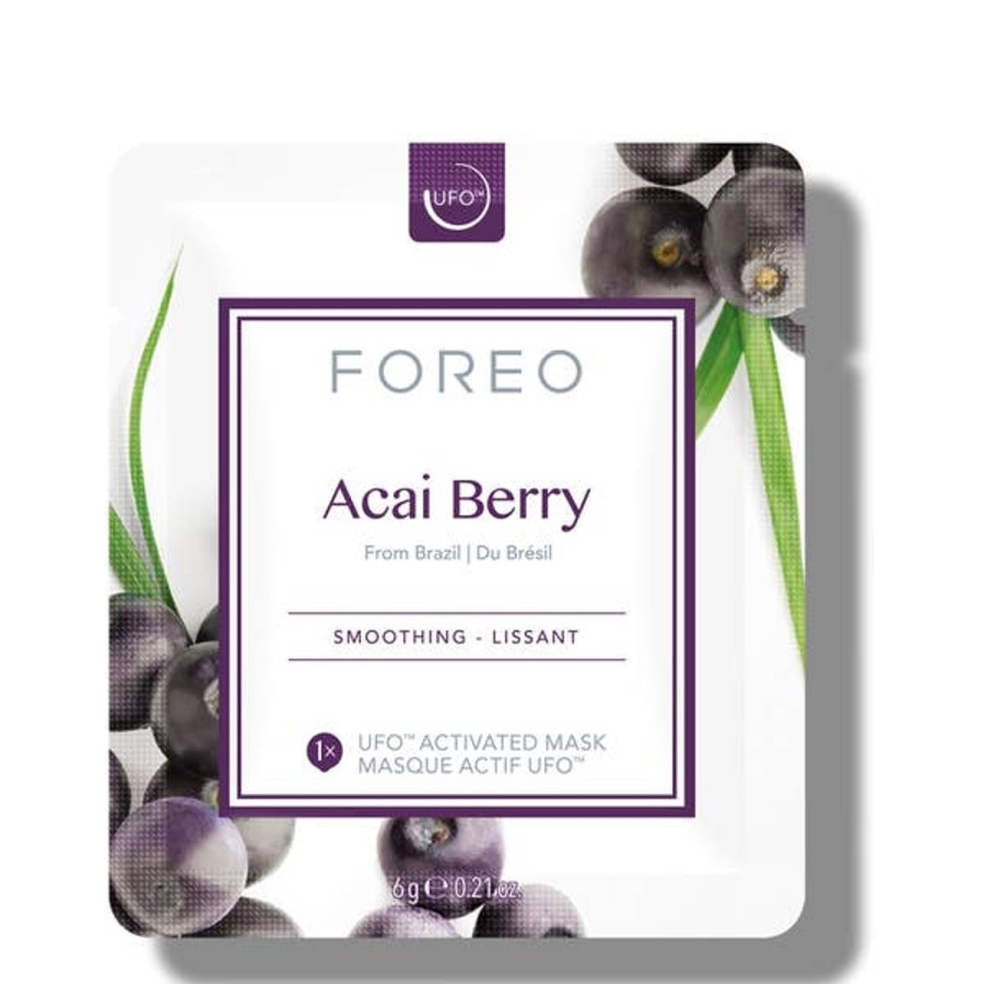 Skincare FOREO | Foreo Acai Berry Ufo/Ufo Mini Firming Face Mask For Ageing Skin (6 Pack)