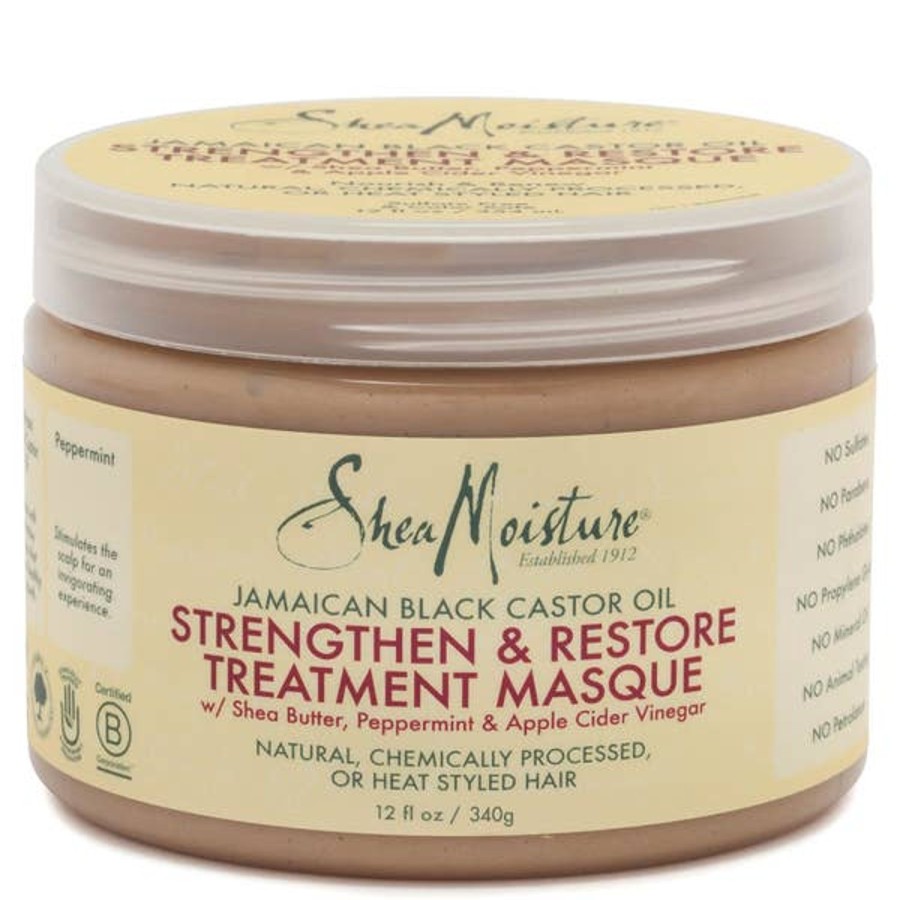 Haircare SheaMoisture | Sheamoisture Jamaican Black Castor Oil Strengthen And Restore Treatment Masque 340G