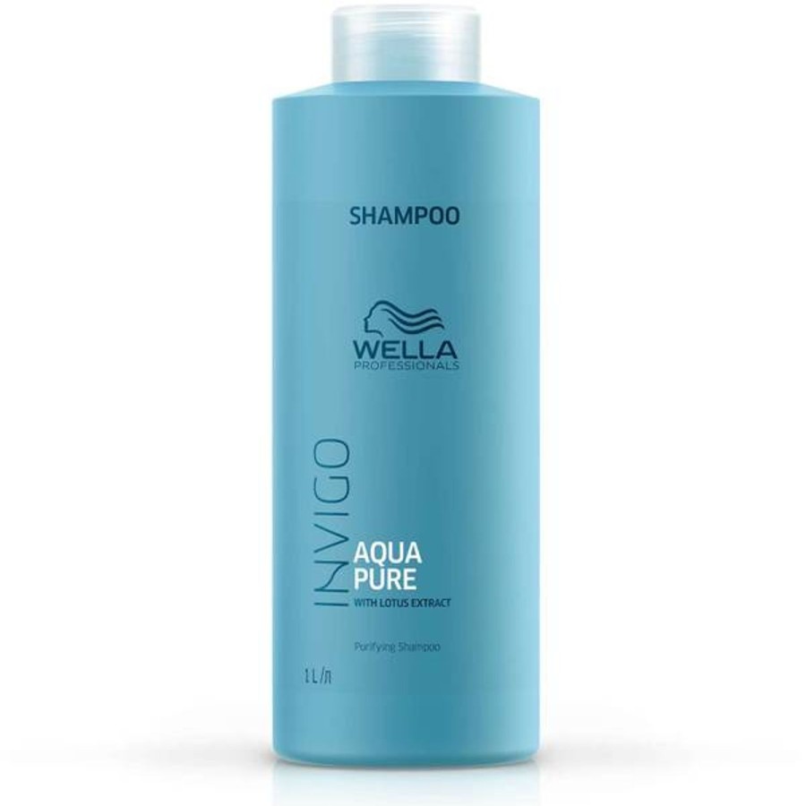 Haircare Wella Professionals Care | Wella Professionals Care Invigo Balance Aqua Pure Purifying Shampoo 1000Ml