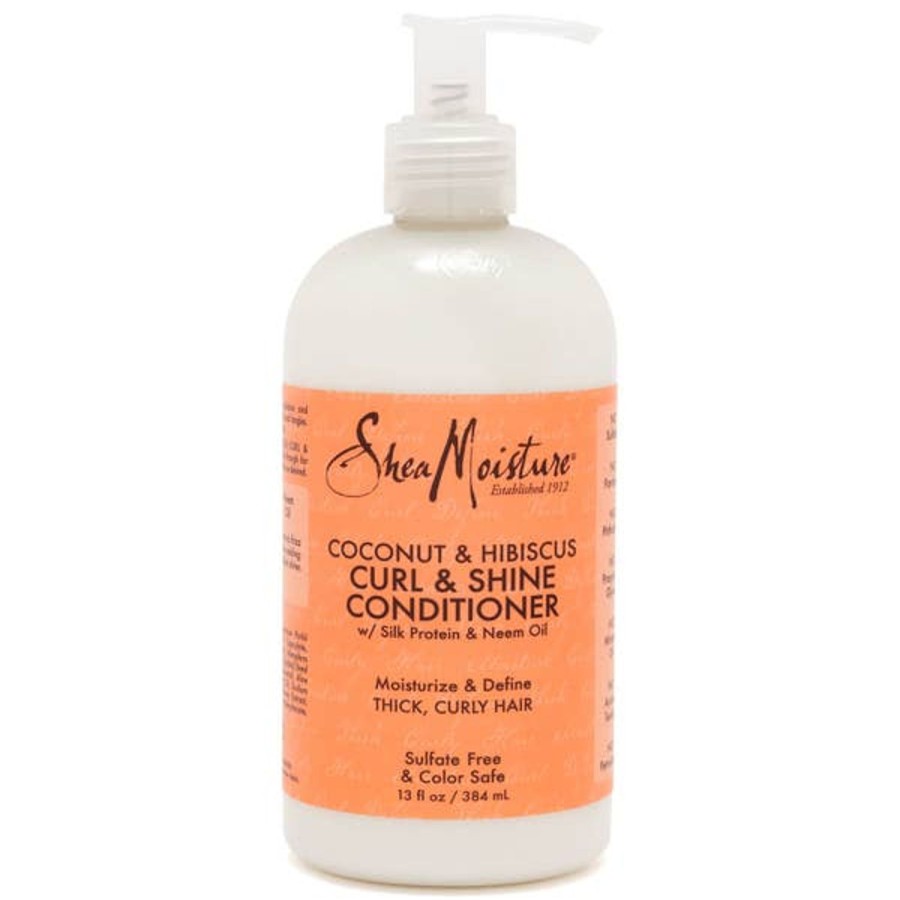 Haircare SheaMoisture | Sheamoisture Coconut & Hibiscus Curl And Shine Conditioner 384Ml