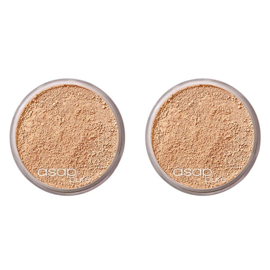 Makeup asap Foundations | 2 X Asap Pure Mineral Makeup - One.Five 8G