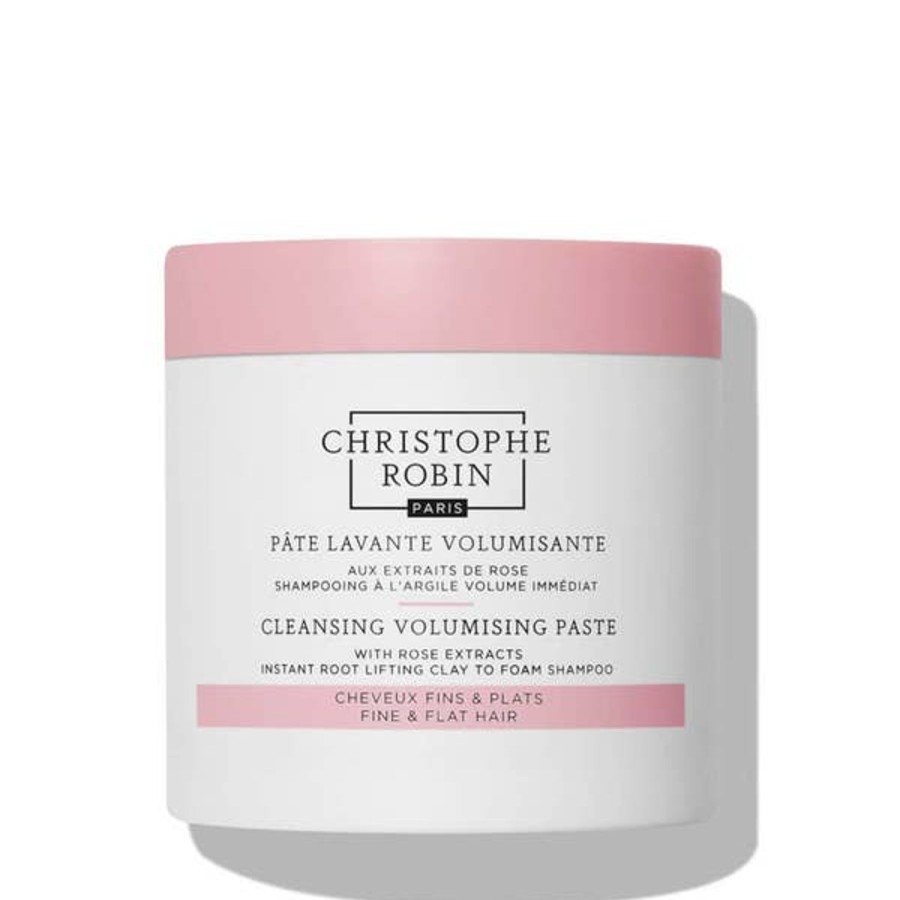 Haircare Christophe Robin | Christophe Robin Cleansing Volumising Paste With Pure Rassoul Clay And Rose 250Ml