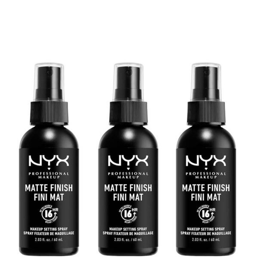 Makeup NYX Professional Makeup Makeup Setting Spray | Nyx Professional Makeup Matte Setting Spray X 3