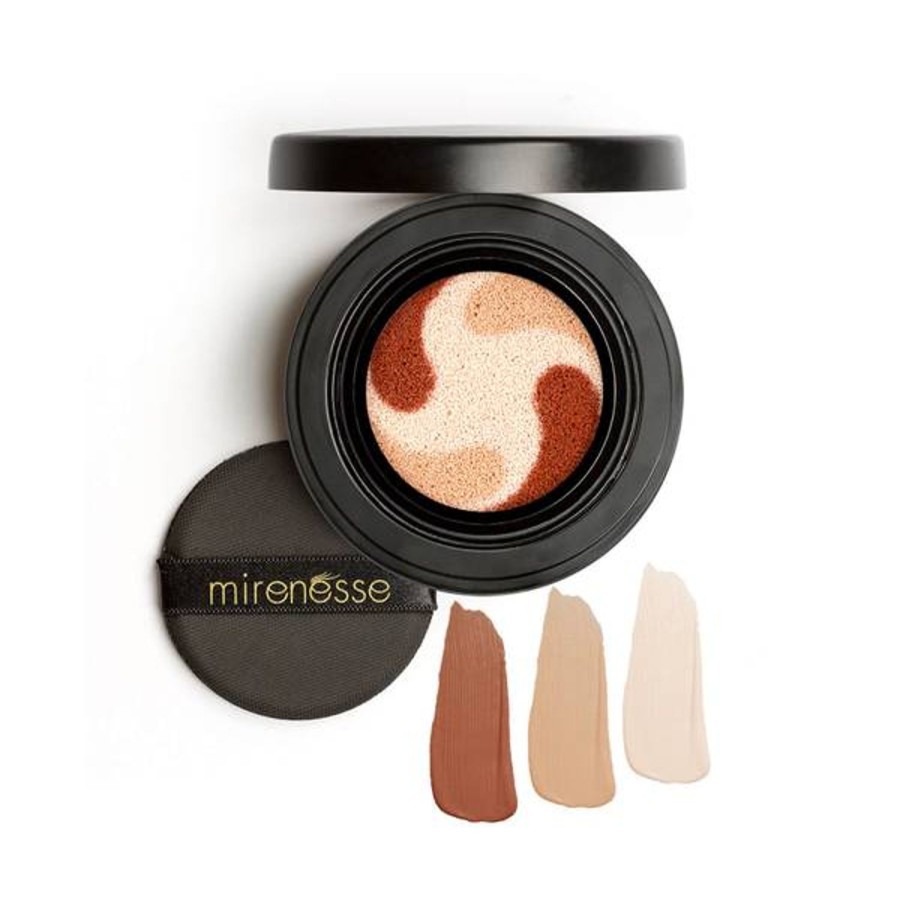 Makeup mirenesse Blushers | Mirenesse Lift And Tint Liquid Blush Cushion Compact - Nude 15G