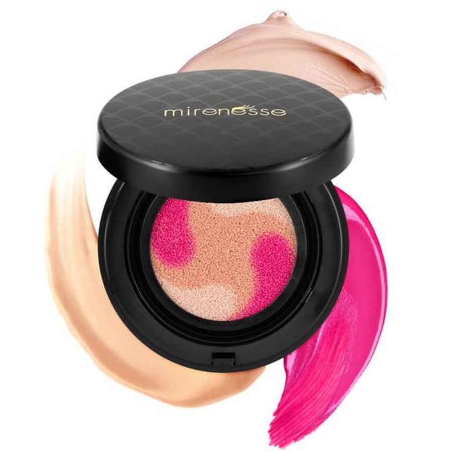 Makeup mirenesse Blushers | Mirenesse Lift And Tint Liquid Blush Cushion Compact - Peony 15G