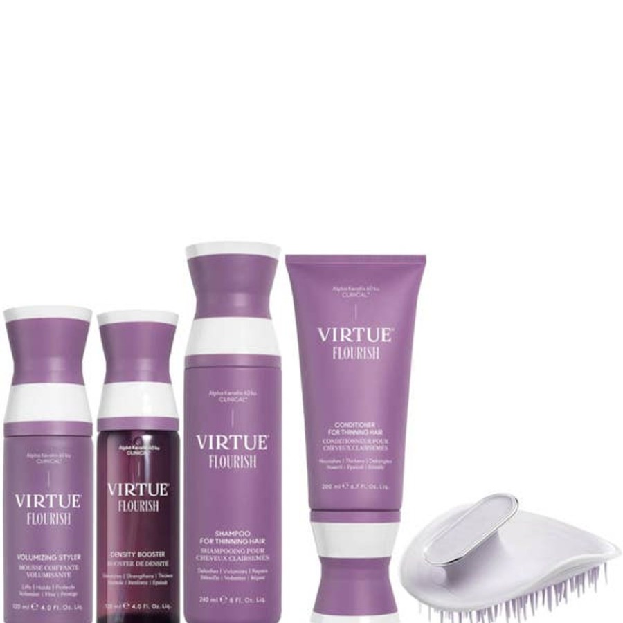 Haircare VIRTUE | Virtue Flourish Complete Collection For Thinning Hair (Worth $308.00)