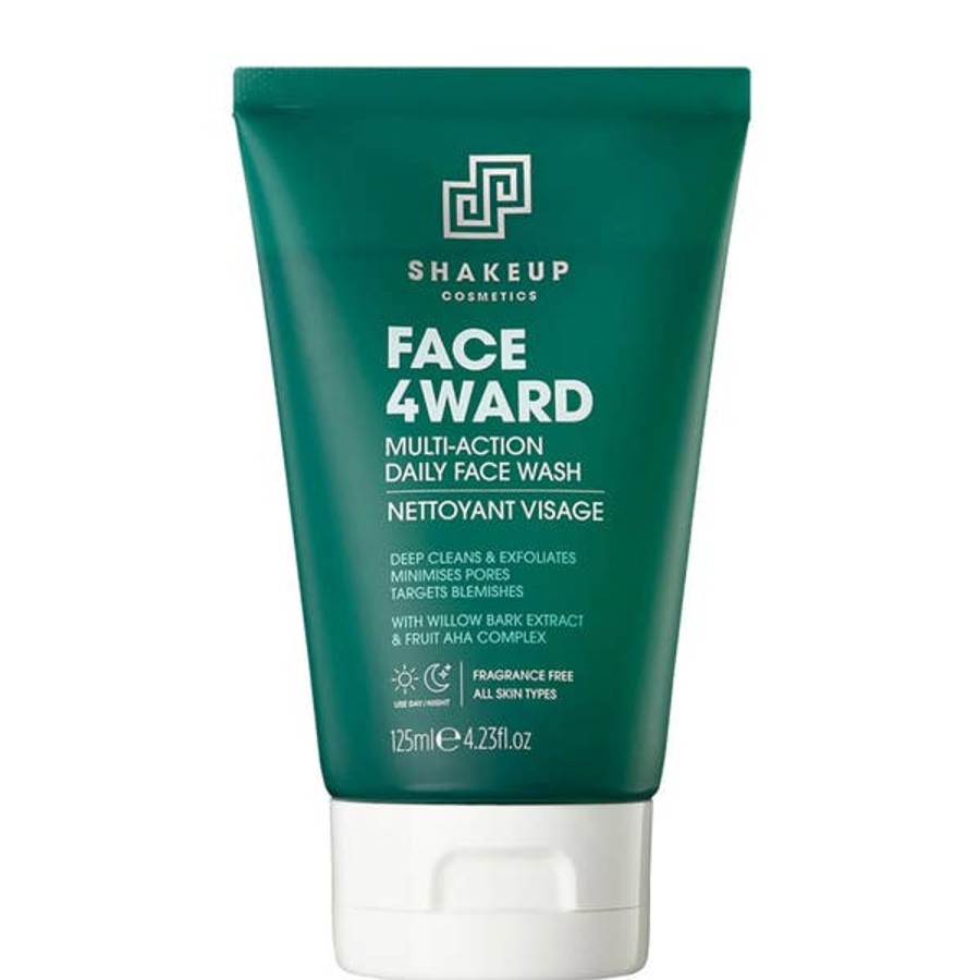 Men Shakeup Cosmetics Cleansers | Shakeup Cosmetics Face 4Ward Multi-Action Daily Face Wash 125Ml