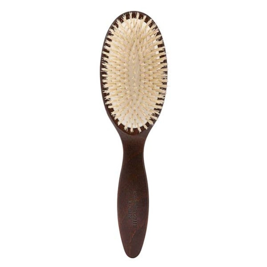 Haircare Christophe Robin | Christophe Robin Detangling Hairbrush With Natural Boar-Bristle And Wood