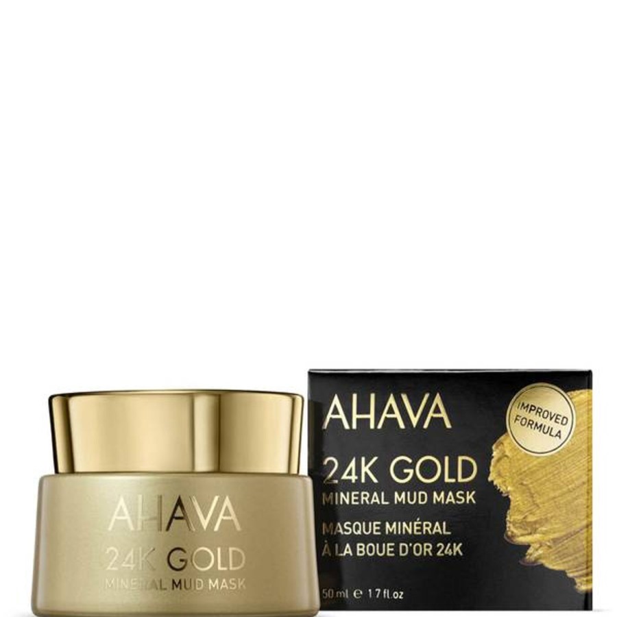 Skincare AHAVA | Ahava 24K Gold Mineral Mud Mask 50Ml